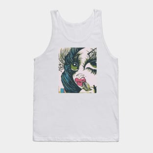 Mural of girls face Tank Top